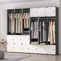Black 30 Cubes Portable Wardrobe Closet Q59897