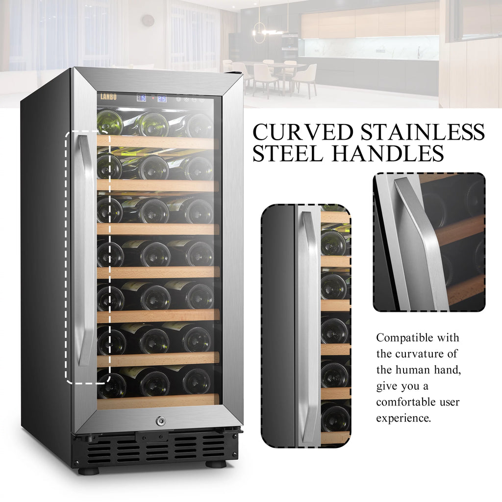 33 Bottle Built-in Compressor Wine Cooler R1345
