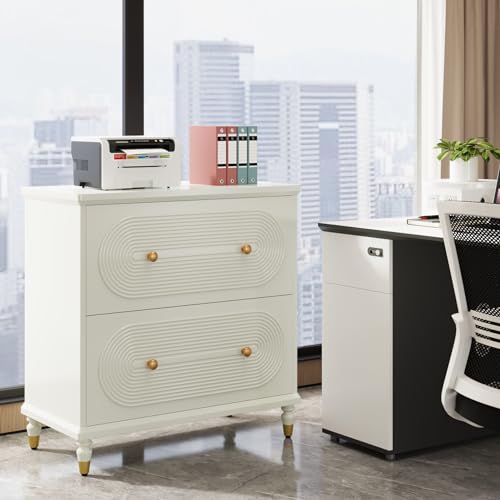 Gray 2-Drawer Wooden File Cabinet Q6888