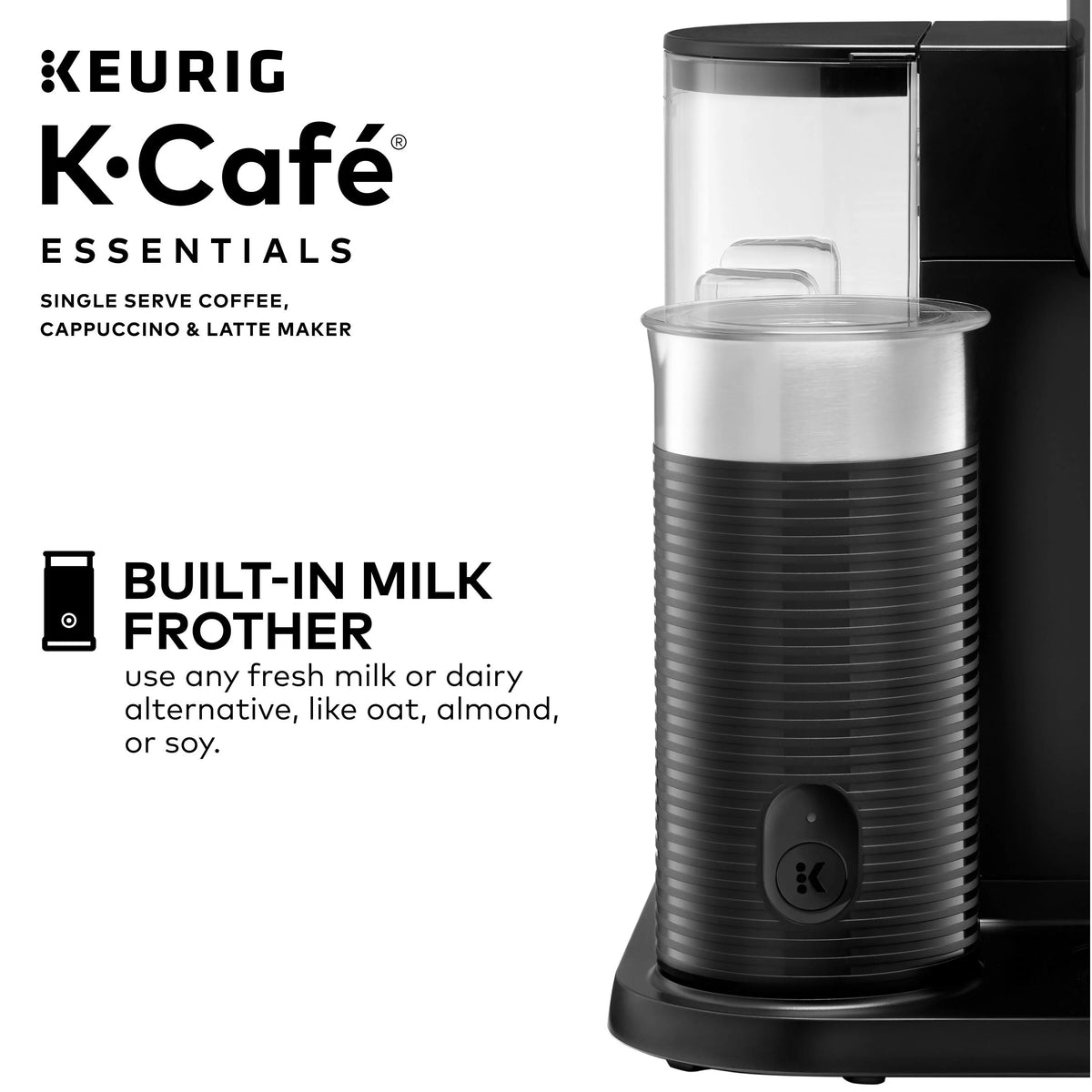 Single Serve K-Cup Pod Coffee Maker, Black A801
