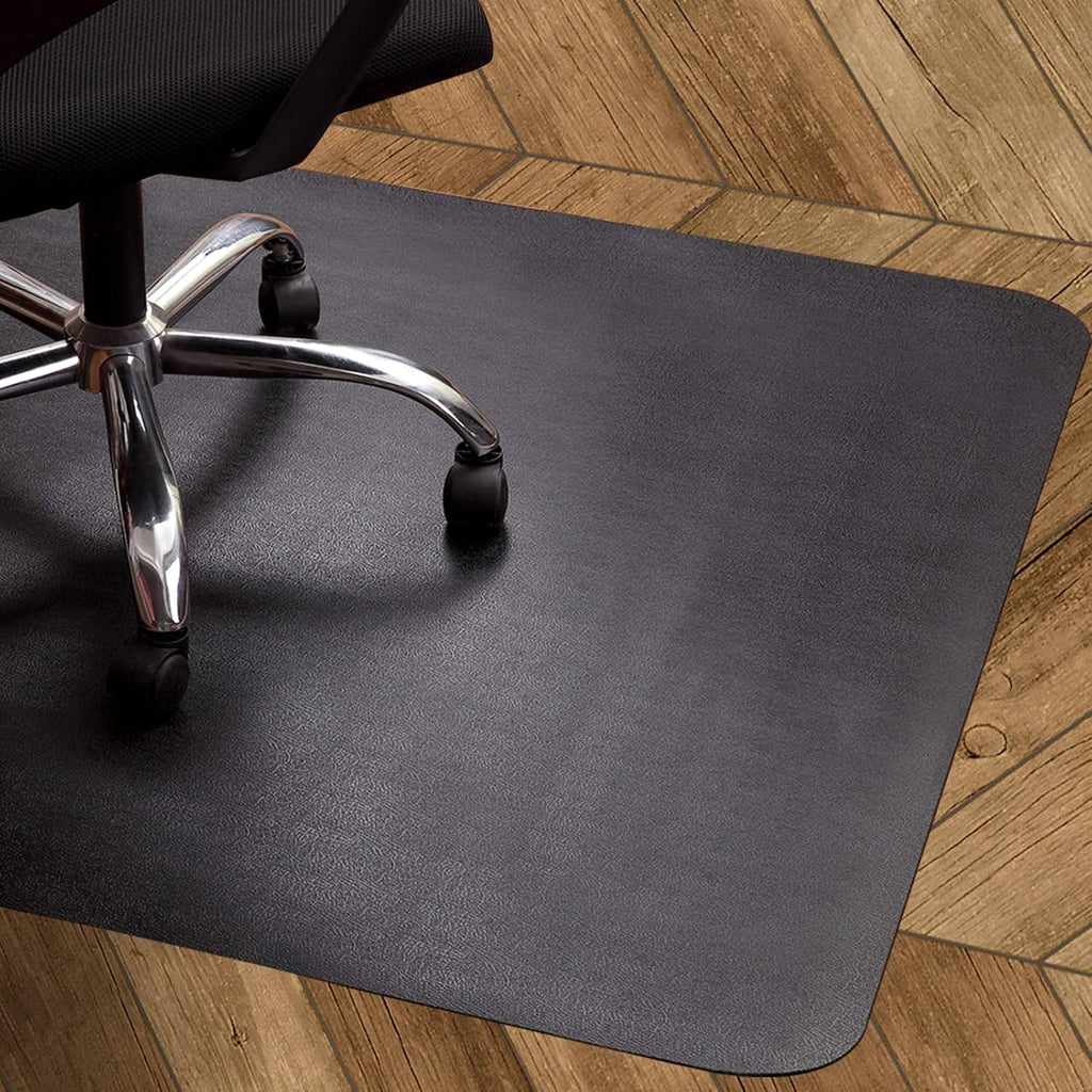 Black Non-Curve 47x35 inches Chair Mat O246650
