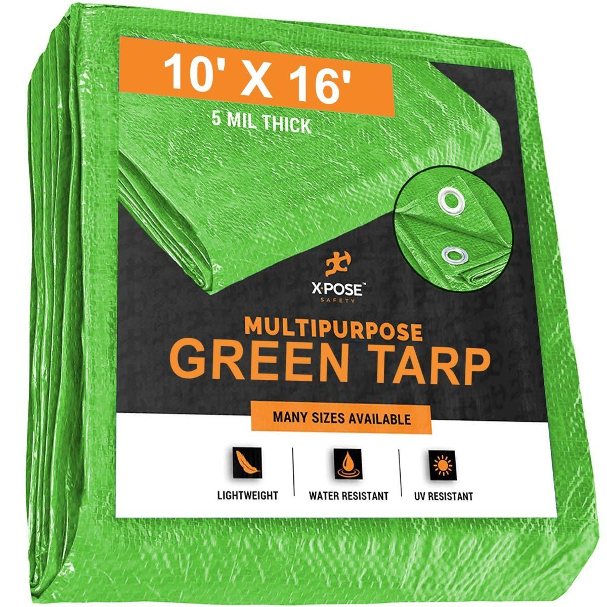 Green Poly Tarps 10 x 16 - Case of 12 L202568