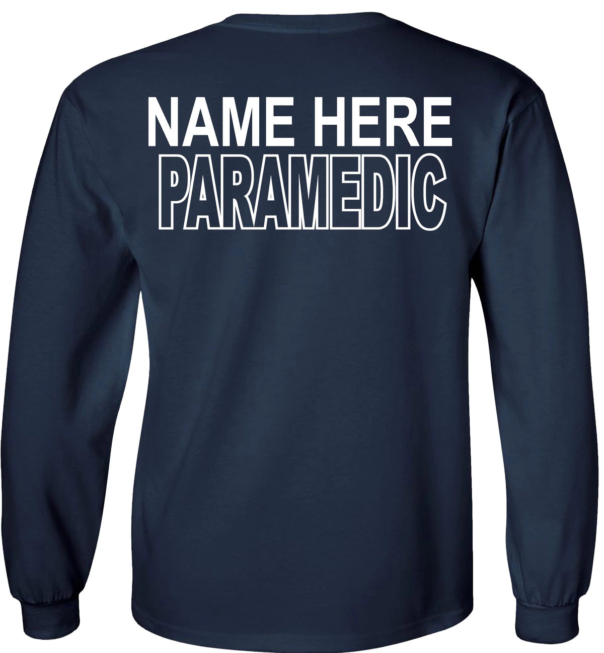 Long Sleeve Graphic Tee Navy Large M708465