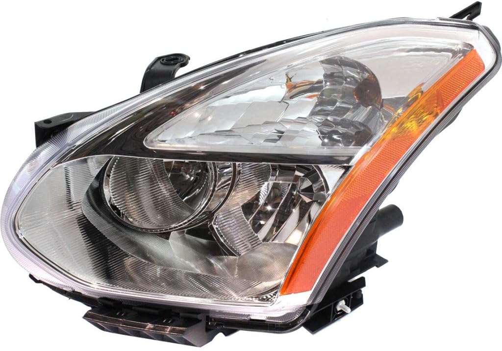 Nissan Rogue Headlight Assembly 2009 2010 Passenger Side Halogen N808