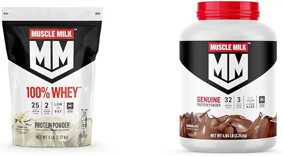 Whey Protein Powder Vanilla Chocolate 25g 32g Protein Q573