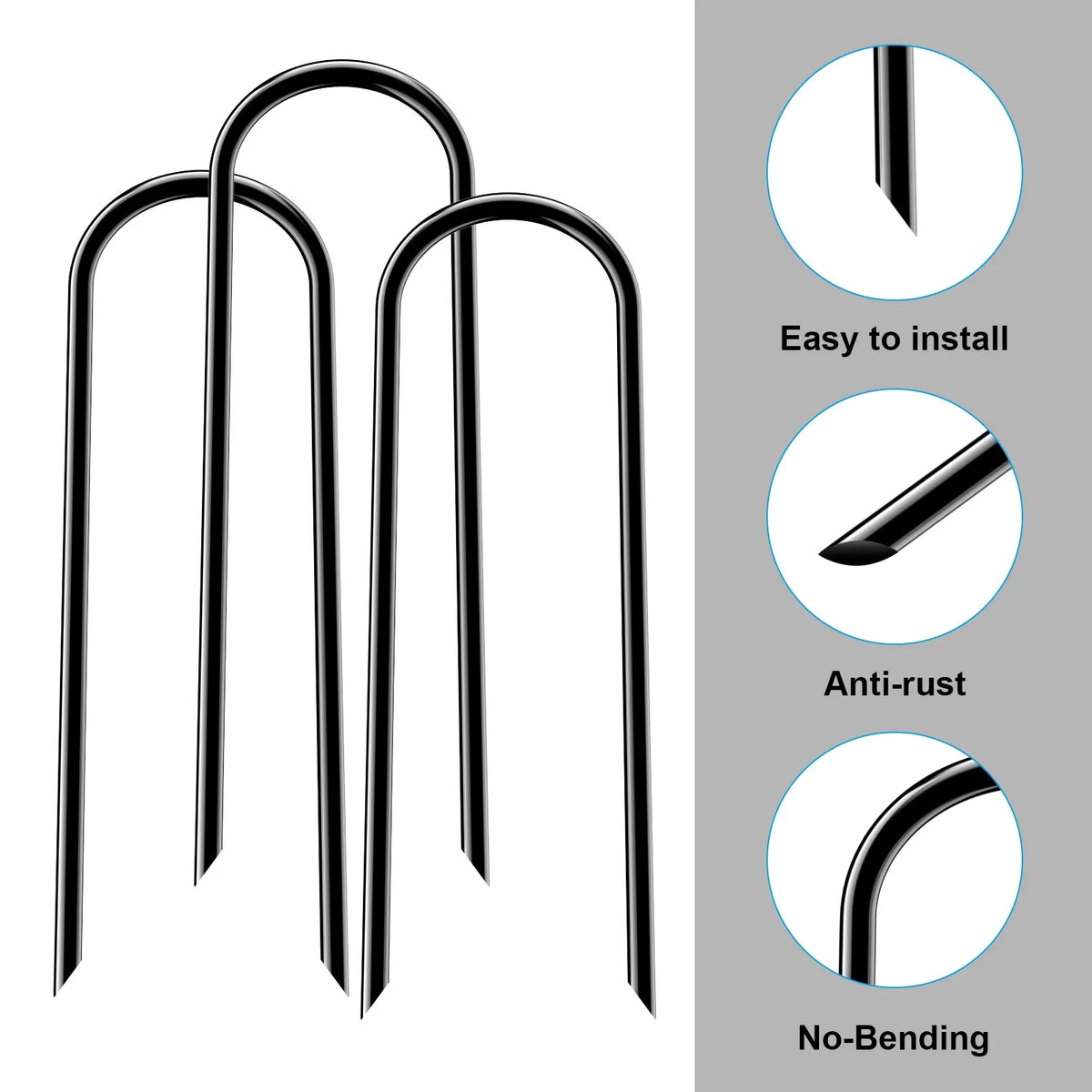 8 Pcs Heavy Duty Trampoline Ground Anchor N39055