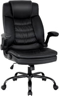 Black PU Leather Ergonomic High Back Office Chair with Lumbar Support K70630
