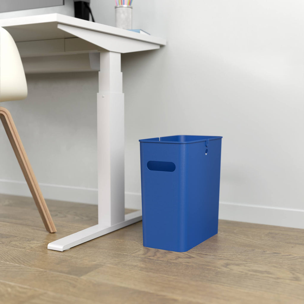 4.2 gal Polypropylene Trash Can with Handles, Pack of 6 O42088