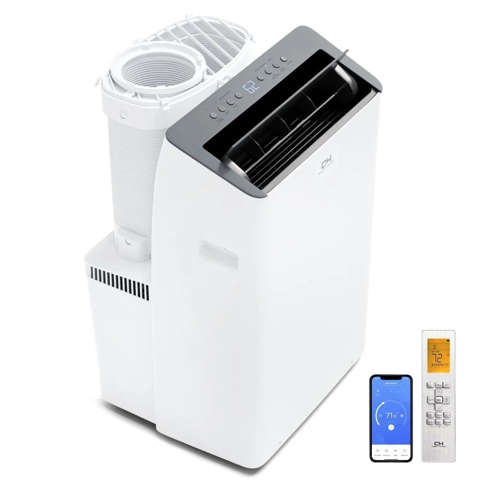 14000 BTU 115V Portable Air Conditioner and Heater with WiFi R92255