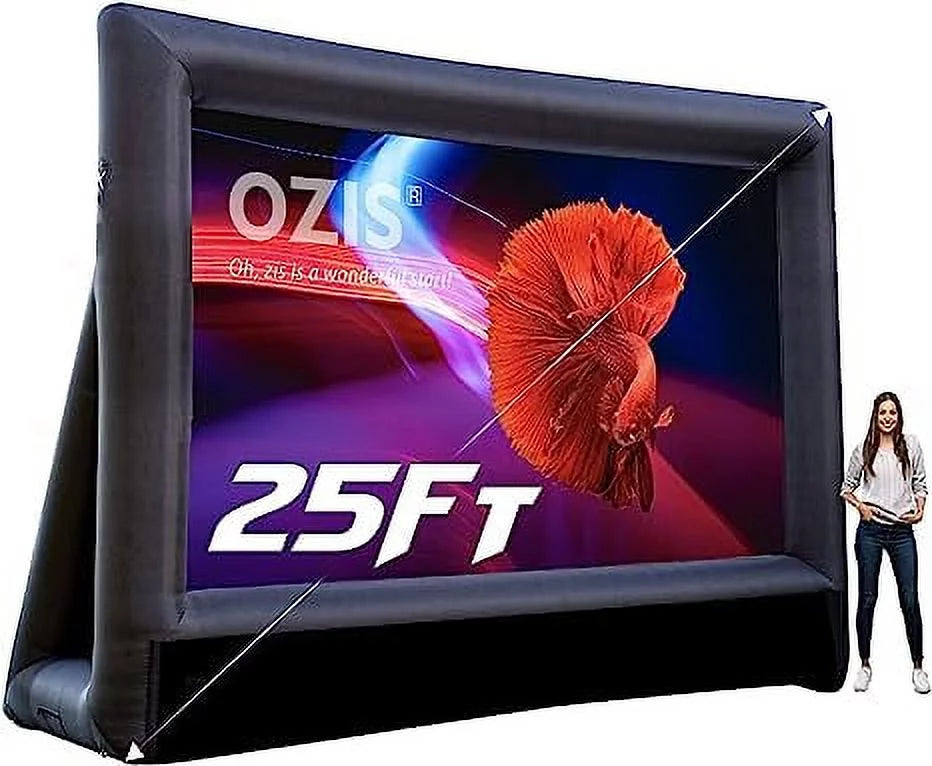 16Ft Inflatable Projector Movie Screen with Blower B641675