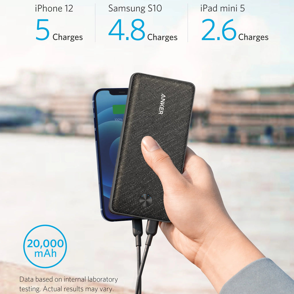 Black Portable Battery Charger R2342