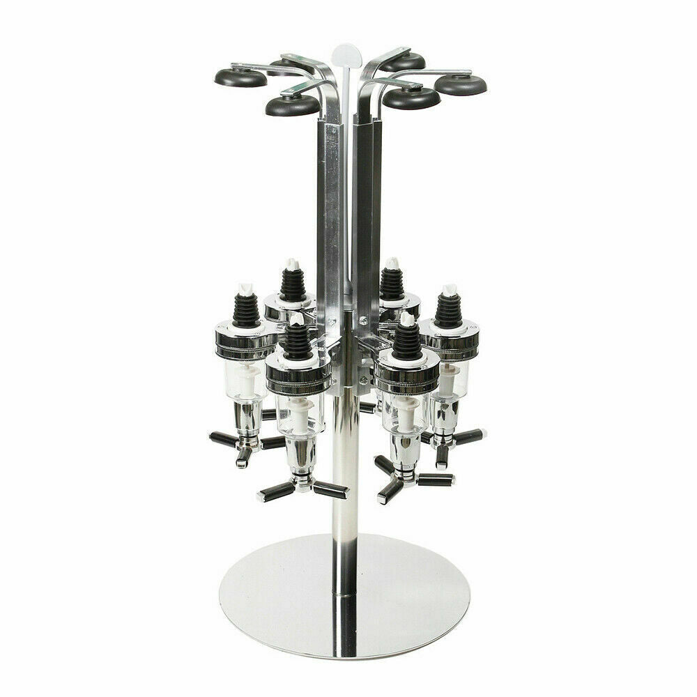 6 Head 25ml Wine Liquor Cocktail Beer Dispenser Bottle with Wall Bracket J5776