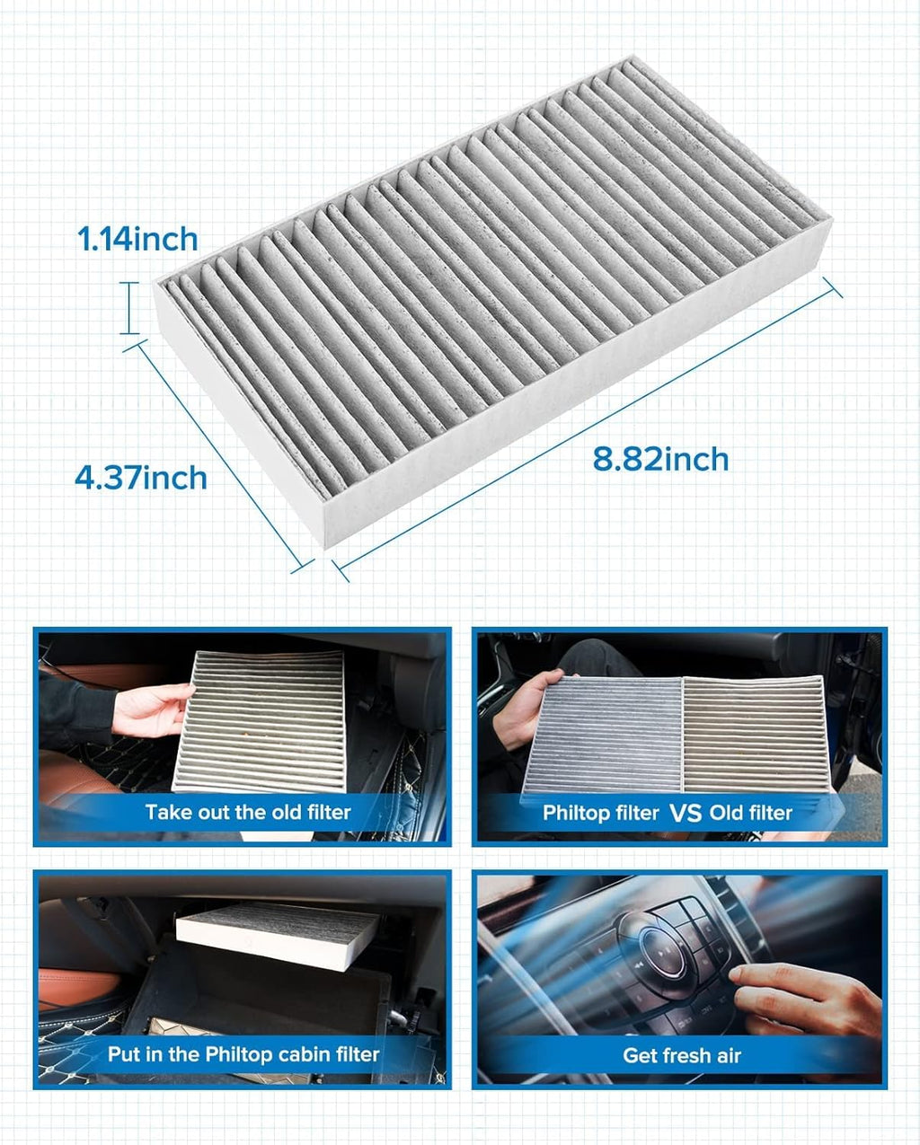 Premium Cabin Air Filter, Pack of 2 O96634