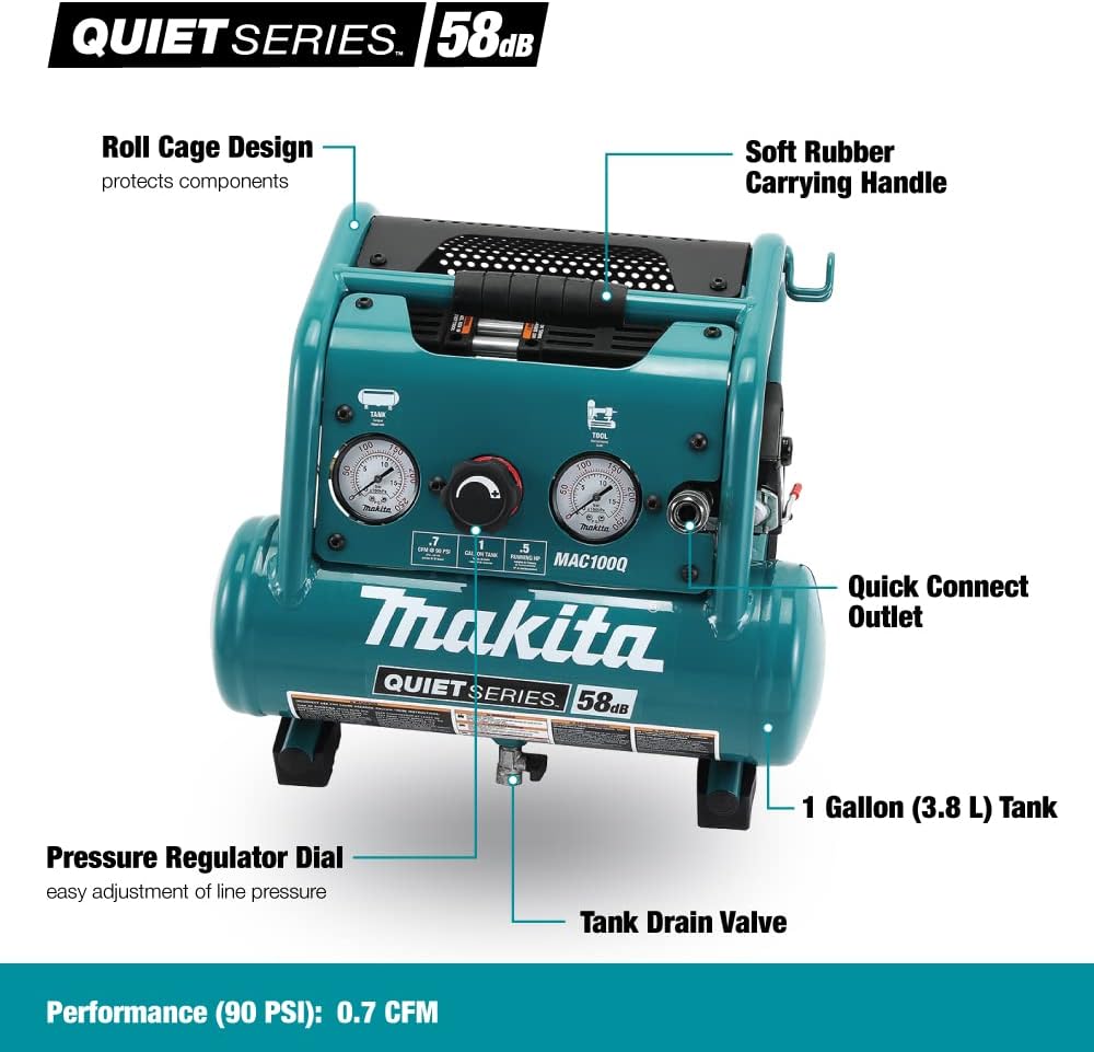 1 Gallon Compact Oil-Free Electric Air Compressor E25000