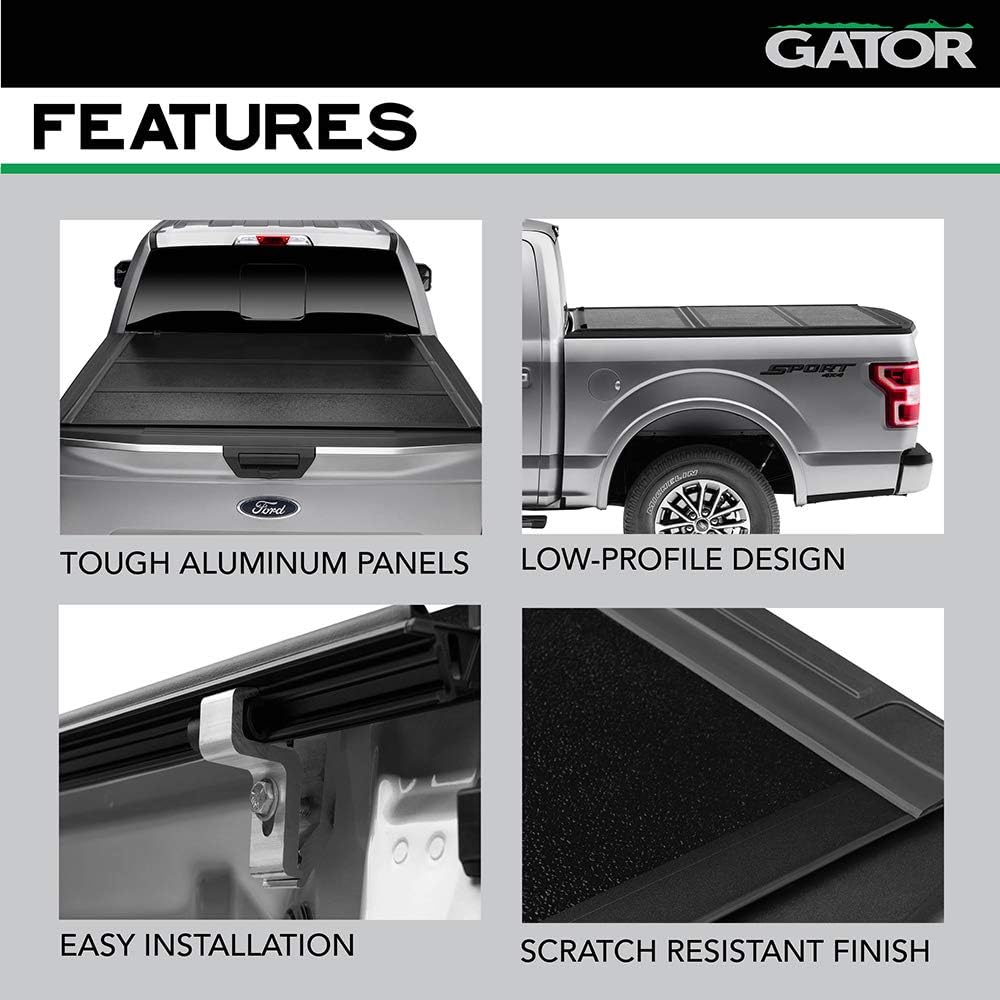 Hard Tri-Fold Truck Bed Tonneau Cover for Ford F-150 T7601