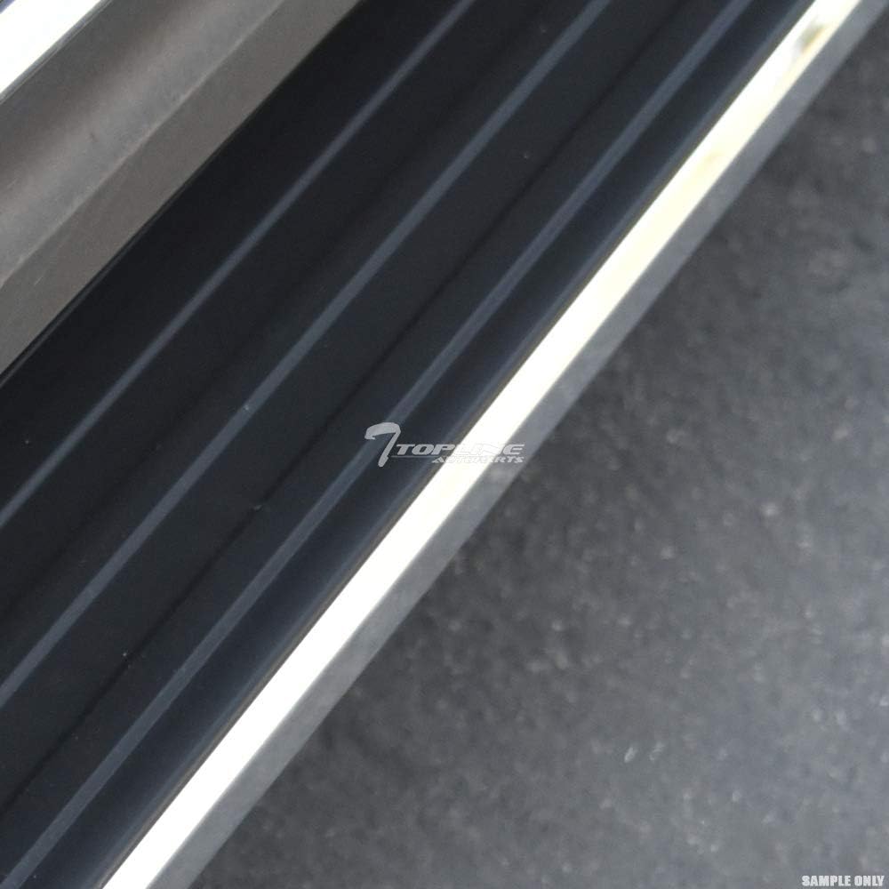 6" Black Aluminum Side Step Rail Running Boards C180