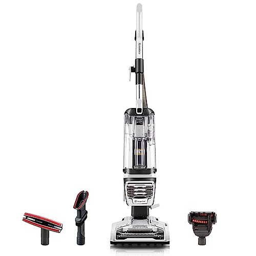 Bagless Upright Vacuum with 4 Height Adjustment, Blue O747614