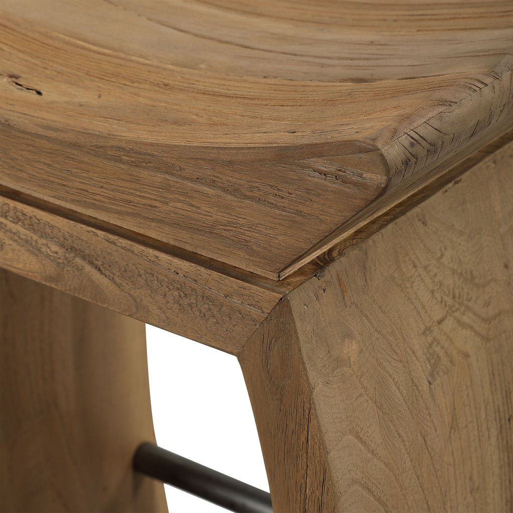 Modern Wood Counter Stool M537