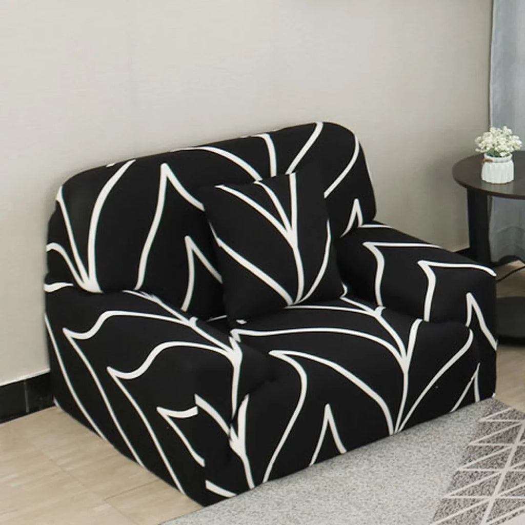 Gray Flower 3pcs Slipcover Set H99813