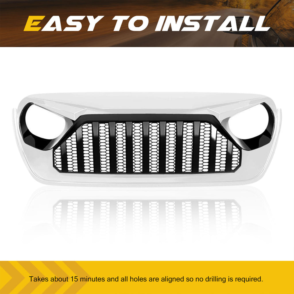Front Grille for Jeep Wrangler JL & Gladiator JT B687