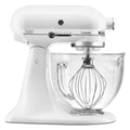 5-Quart Stand Mixer Glass Bowl Matte White K72121