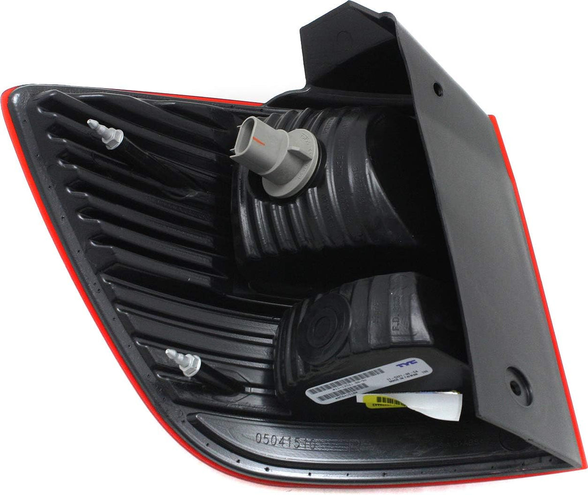 Tail Light RH Outer Assembly Halogen with Turn Signal Light Bulb J6898
