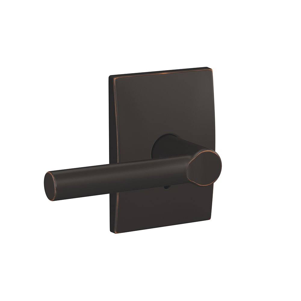 Aged Bronze Finish Passage and Privacy Lever Lock E426