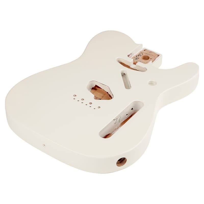 White Alder Telecaster Body with Bridge Mount G80092