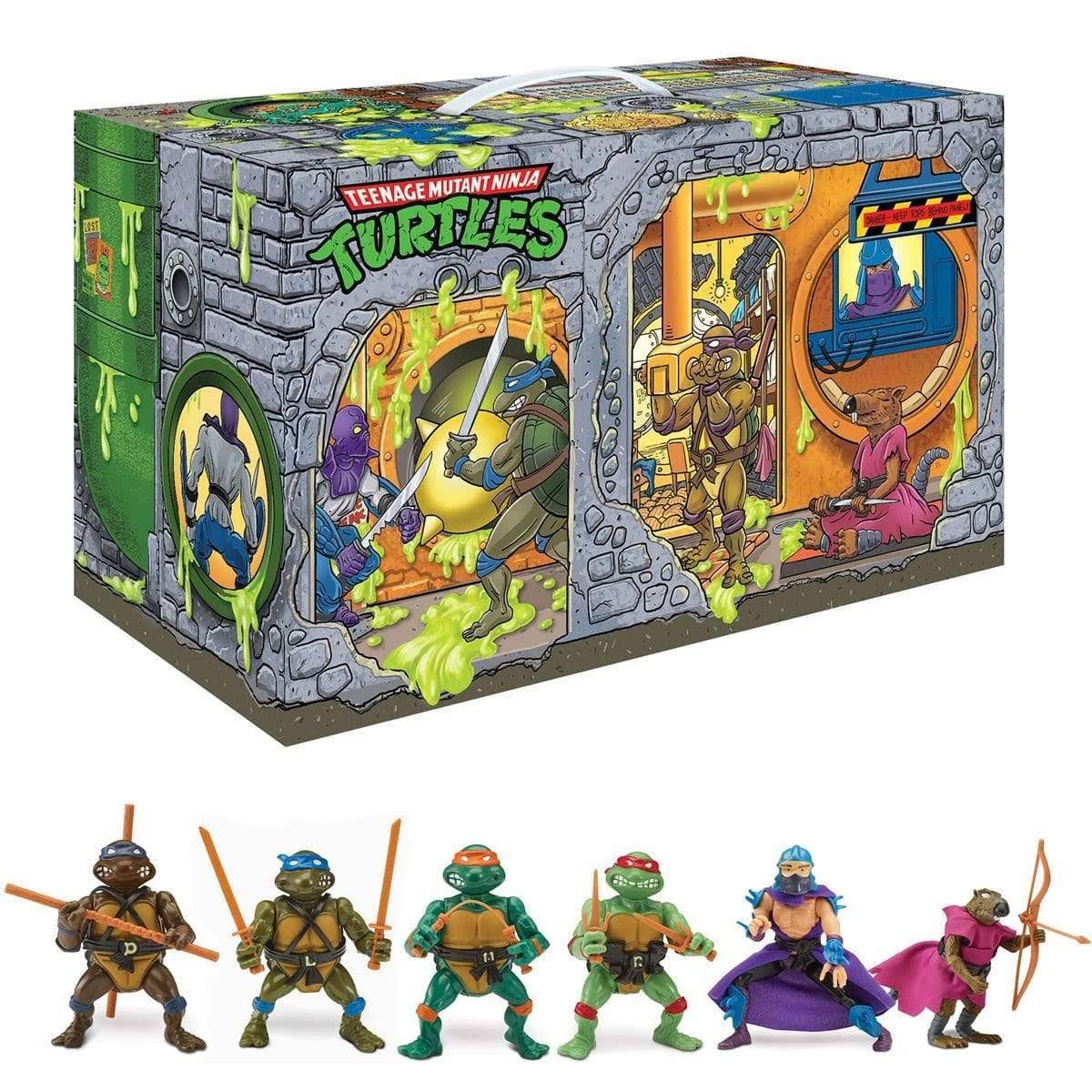 Retro Rotocast Sewer Lair Action Figure Set W5449