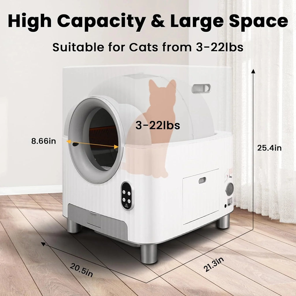Self-Cleaning Automatic Cat Litter Box with APP Control M4521