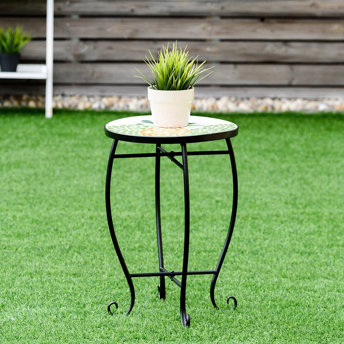 Pineapple Accent Table Plant Stand E128