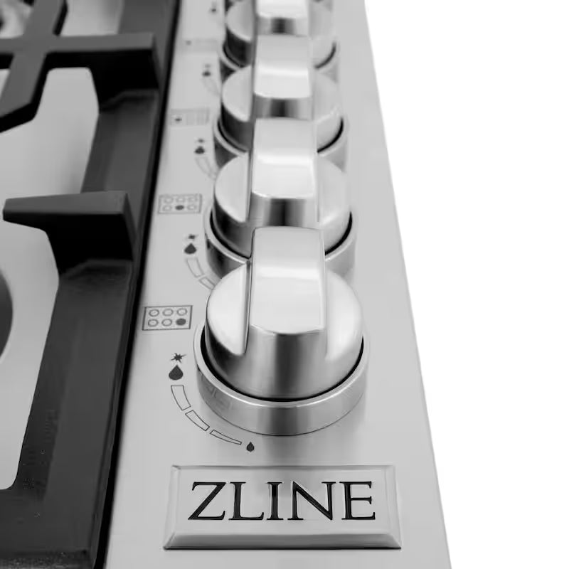 6 Burner Gas Cooktop in Stainless Steel C380493