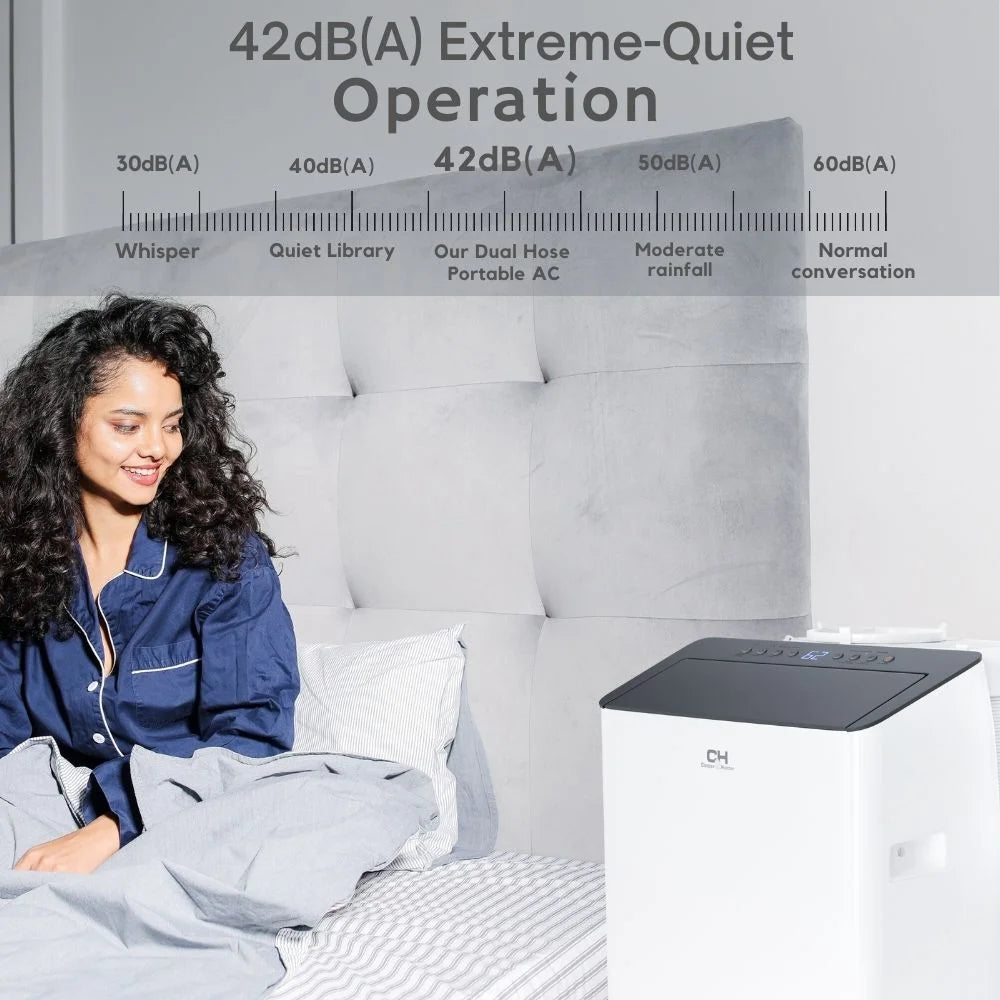 14000 BTU 115V Portable Air Conditioner and Heater with WiFi R92255