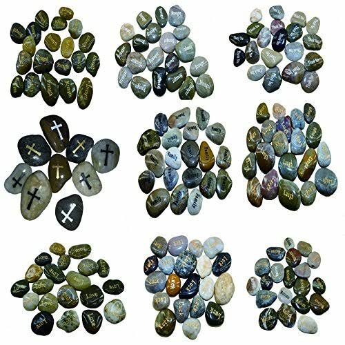 Hope River Stones Bulk Lot 40pcs Y2889
