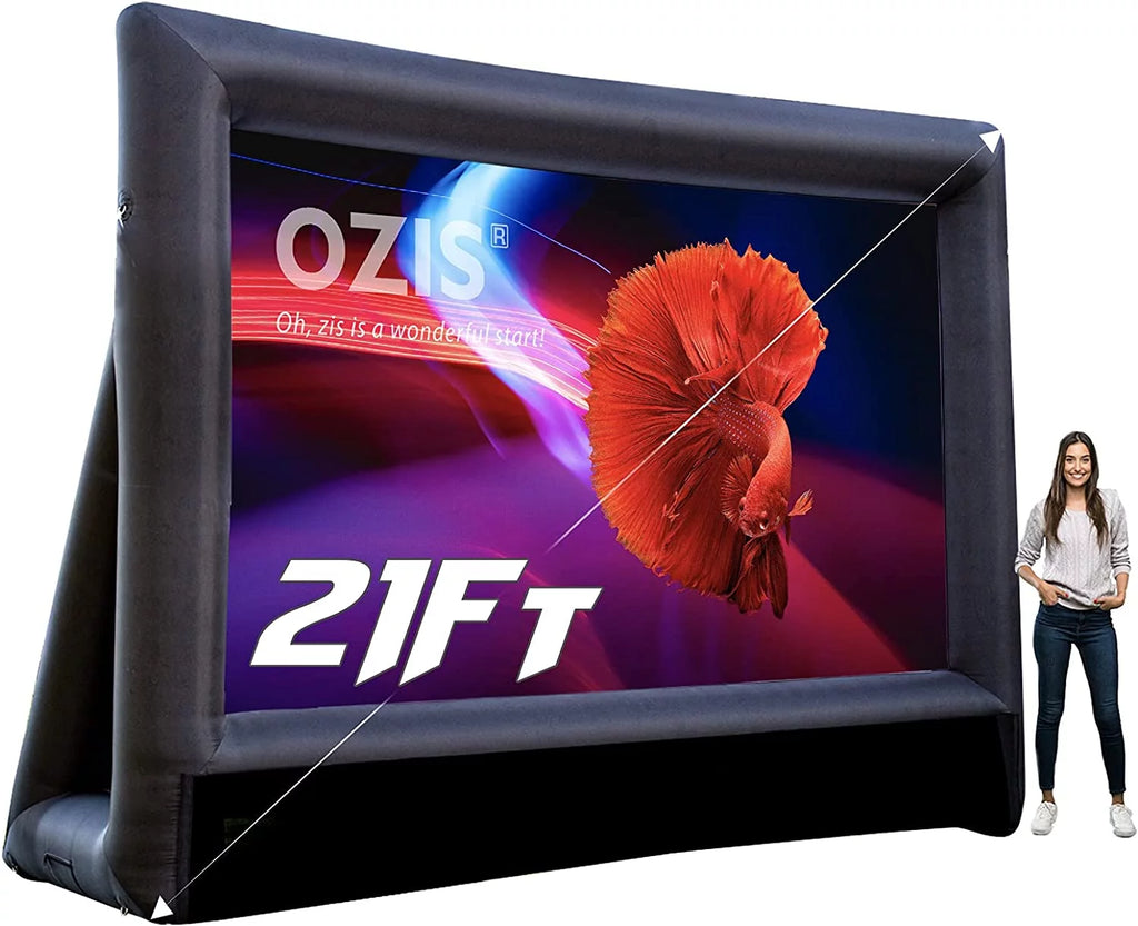 16Ft Inflatable Projector Movie Screen with Blower B641675