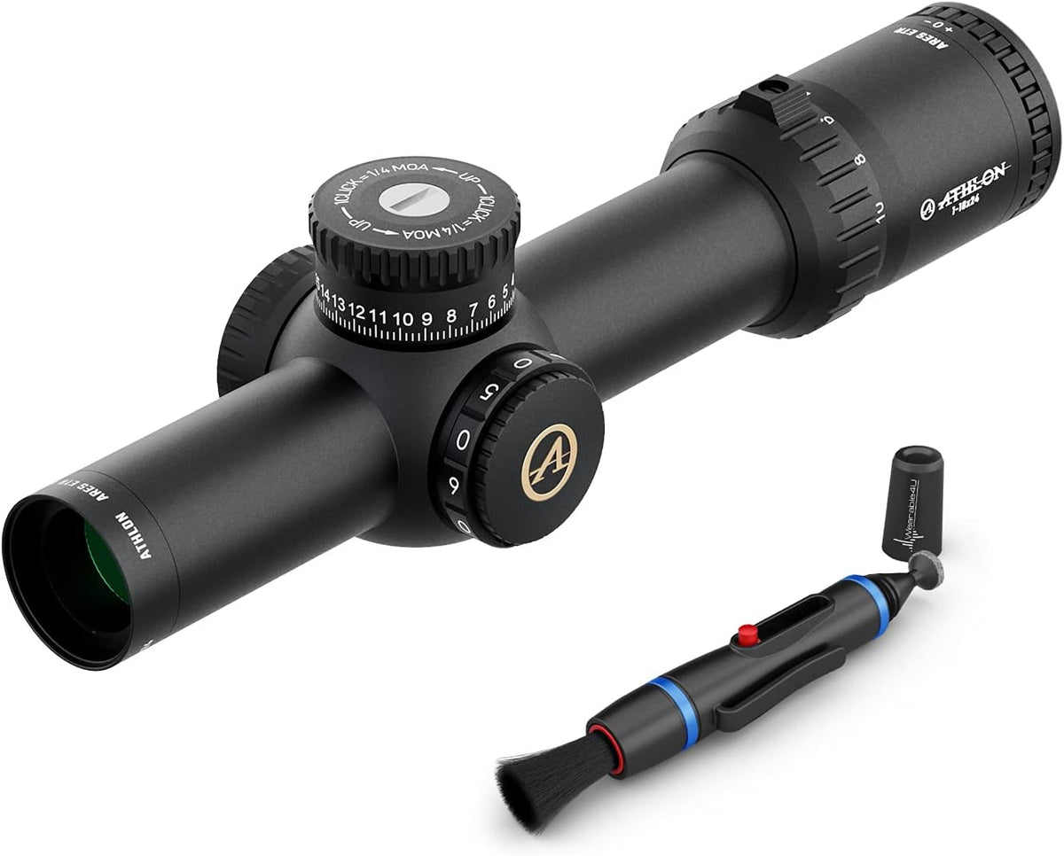 1-10x24 FFP IR MOA Riflescope with Lens Cleaning Pen E22783