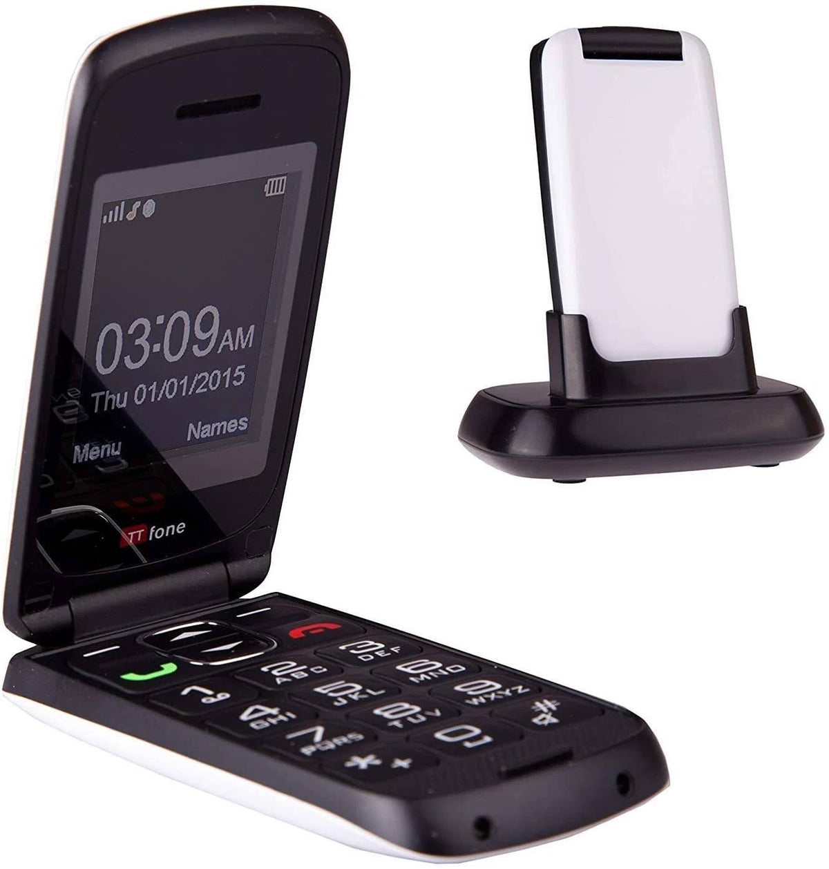 White Flip Mobile Phone X2167