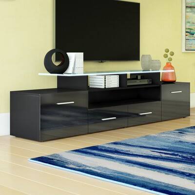 Black TV Stand A509