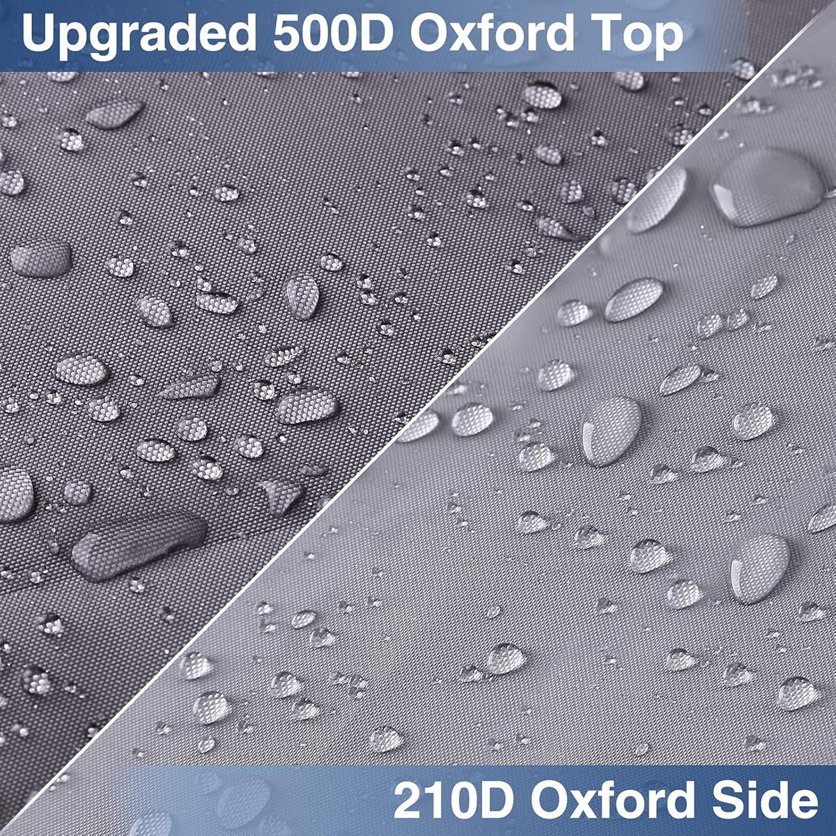 Waterproof 500D Travel Trailer Cover with 4 Tire Covers E405929