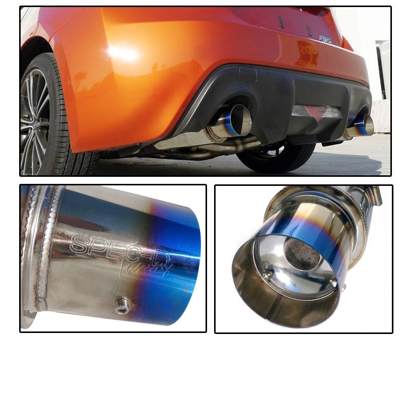 Titanium Tip Exhaust Muffler with Silencer G786438