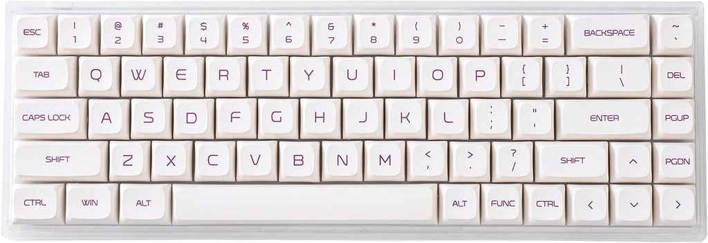 Hot Swappable Mechanical Keyboard 68-Key RGB Backlit Translucent ABS Case Z7596