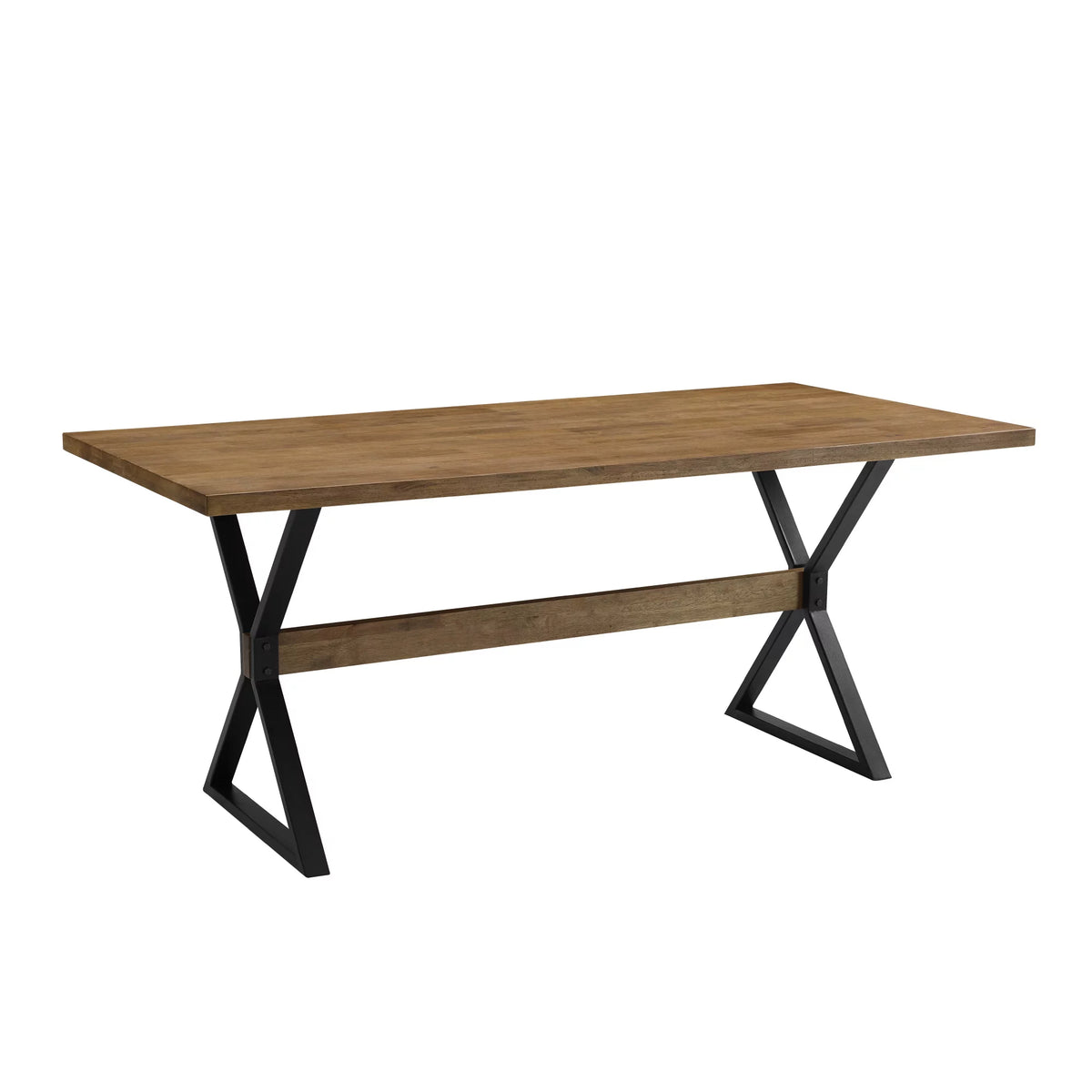 Modern Farmhouse X Leg Dining Table U7268