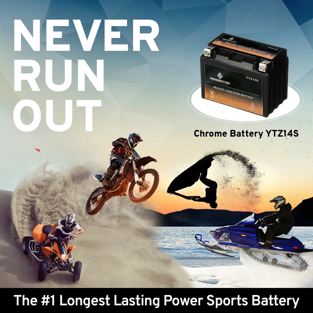 12 Volt 140 CCA Motorcycle Battery L46935