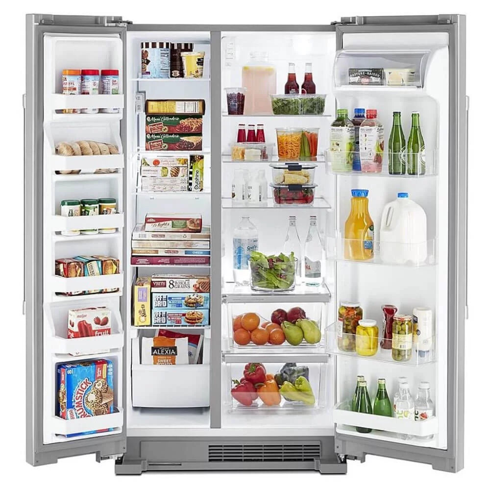 36 Wide 24.9 Cu. Ft. Side By Side Refrigerator - Stainless Steel S945451