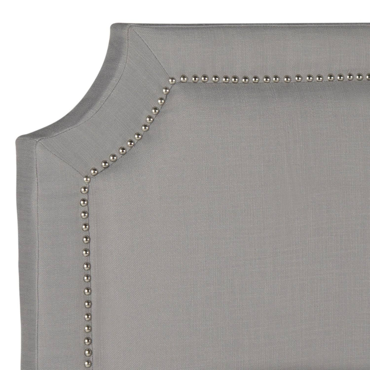 Grey Nailhead Full Headboard R777