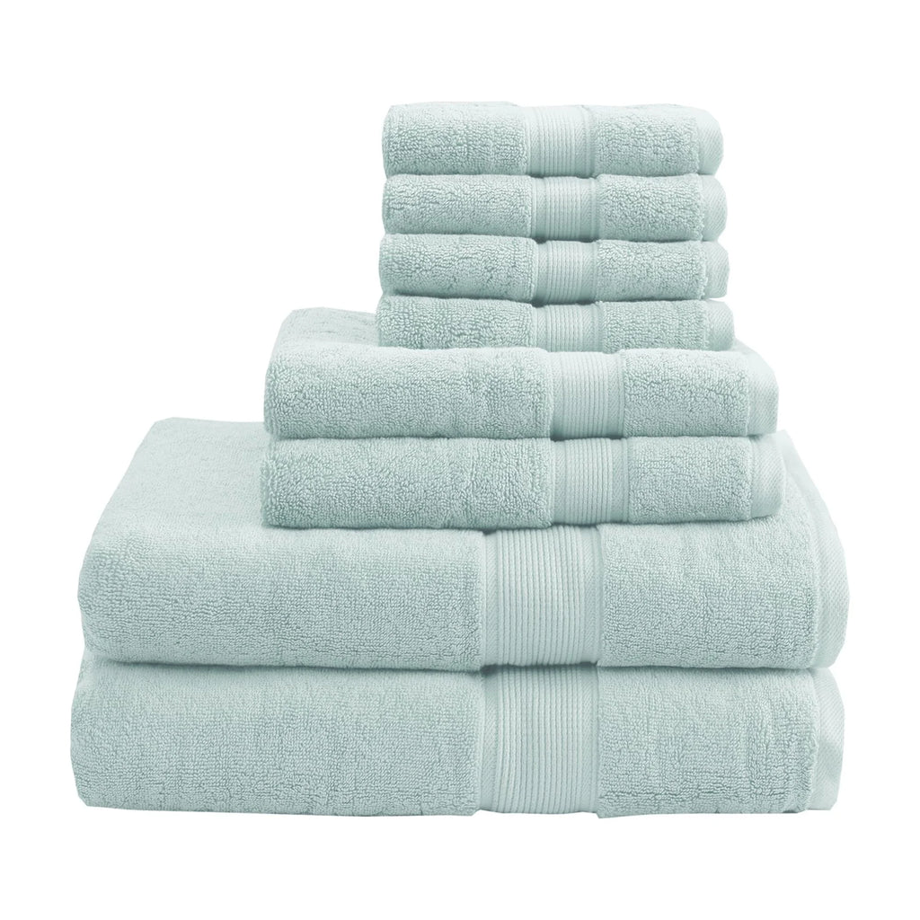 100% Cotton 8-Piece Towel Set W4927