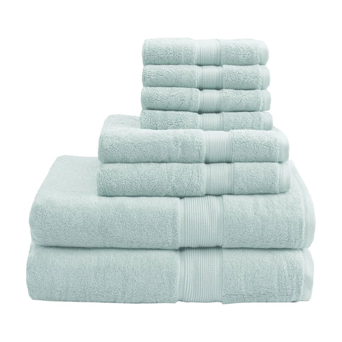 100% Cotton 8-Piece Towel Set W4927