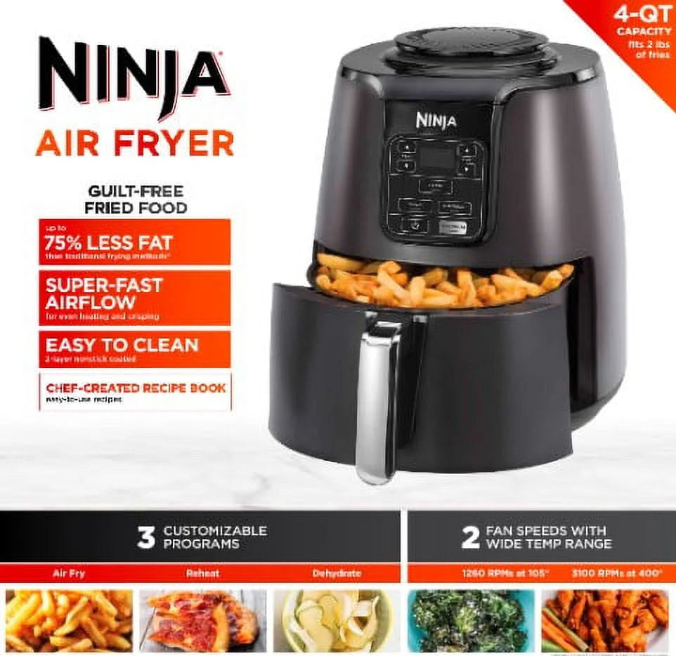 Black 4QT Air Fryer J259245