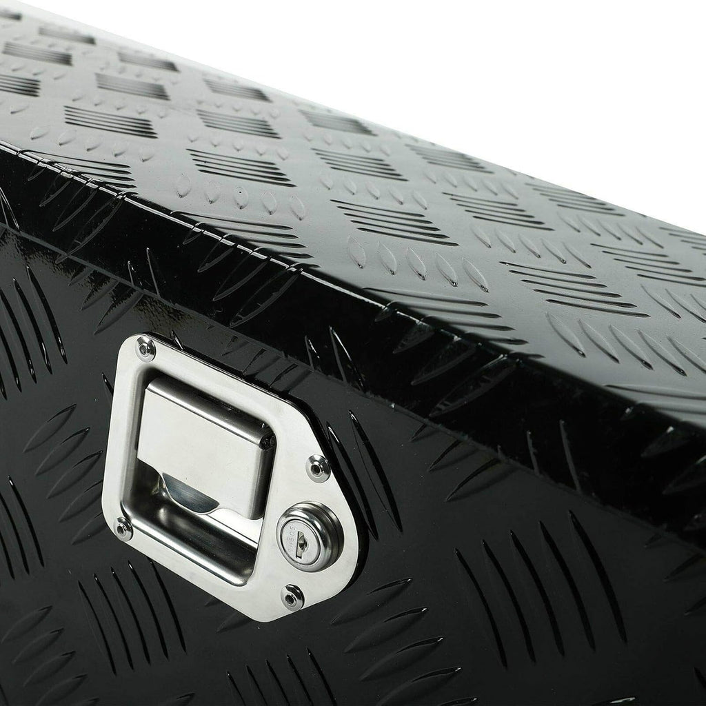 Black Aluminum Pick Up Truck Bed Tool Box Z59444