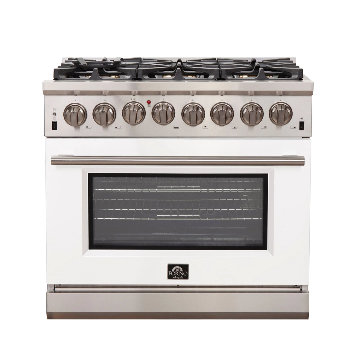 White 36 Inch Dual Fuel Range R64499